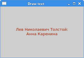 drawing text